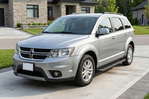 Dodge Journey 2008-2020 Side Steps Allmond Black (2 pcs, Aluminum) photo 1