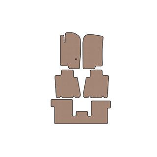 Rubber floor mats Carsuit (3 rows, beige) photo 1