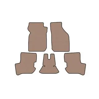 Rubber Floor Mats Carsuit (HB, Beige) photo 1