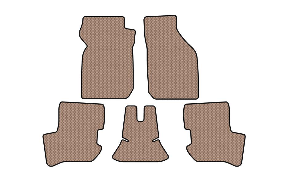 Ford Ka 1996-2008 Rubber Floor Mats Carsuit (HB, Beige) Image