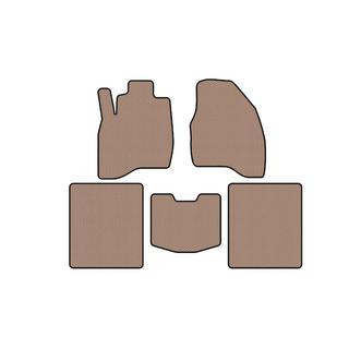 Rubber floor mats Carsuit (2015-2019, 5-seater, beige) photo 1