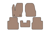 Ford Connect 2014-2021 Rubber Floor Mats Carsuit (Beige) photo 1