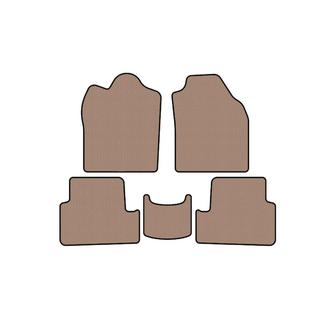 Rubber floor mats Carsuit (2009-2012, beige) Ford Connect 2010-2013 photo 1