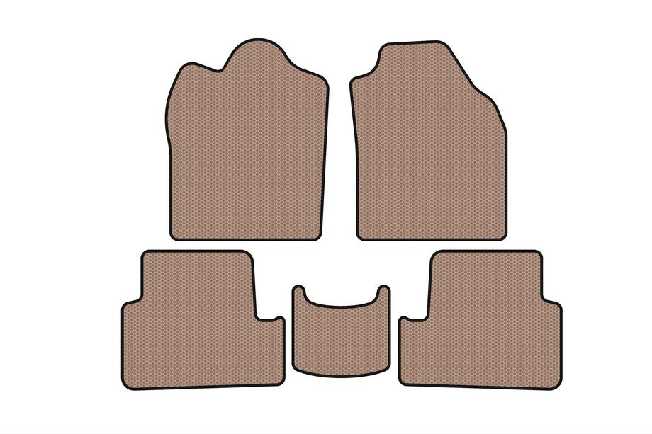 Ford Connect 2010-2013 Rubber floor mats Carsuit (2009-2012, beige) Image