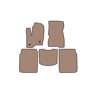 Rubber floor mats Carsuit (2 rows, 2013-2019, Beige) photo 1