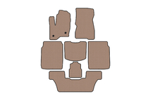 Ford Flex 2009-2019 Rubber floor mats Carsuit (3 rows, 2013-2019, beige) photo 1