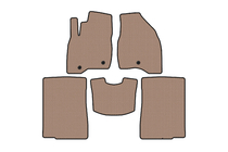 Ford Explorer 2011-2019 Rubber floor mats Carsuit (2015-2017, 2 rows, 7-seater, beige) photo 1