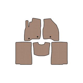 Rubber floor mats Carsuit (2015-2017, 2 rows, 7-seater, beige) photo 1