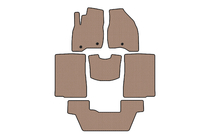 Ford Explorer 2011-2019 Rubber floor mats Carsuit (2015-2017, 3 rows, 7-seater, beige) photo 1