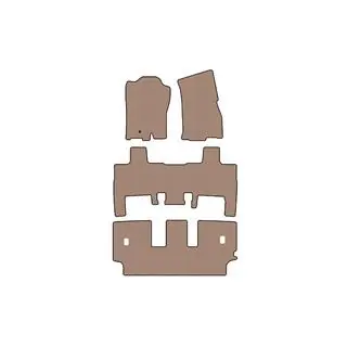 Rubber floor mats Carsuit (2007-2014, beige)