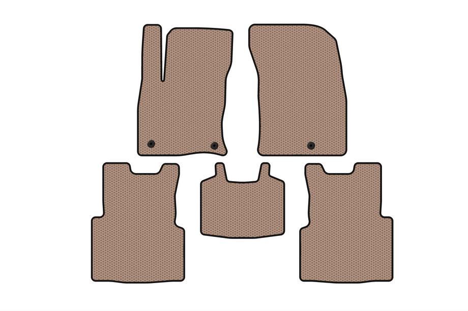Ford Kuga/Escape 2019- Rubber Floor Mats Carsuit (For Escape, Beige) Image