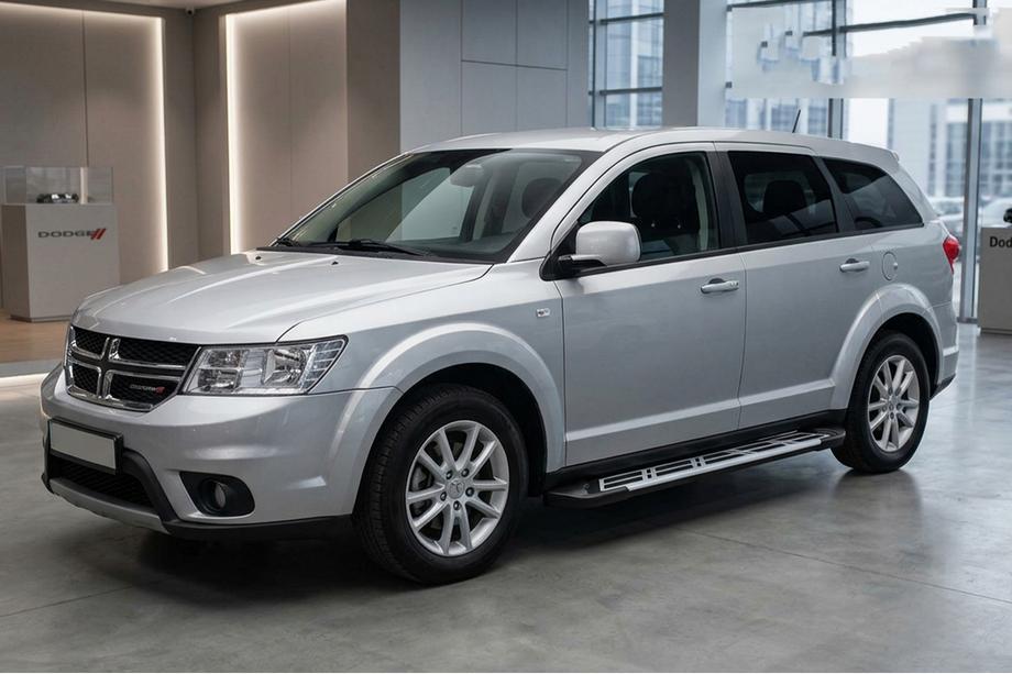 Dodge Journey 2008-2020 Side Steps Sunrise (2 pcs, Aluminum) Image