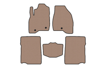 Ford Explorer 2011-2019 Rubber floor mats Carsuit (2017-2019, 2nd row, 7-seater, beige) photo 1