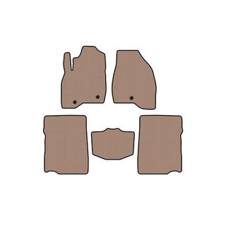 Rubber floor mats Carsuit (2017-2019, 2nd row, 7-seater, beige) photo 1