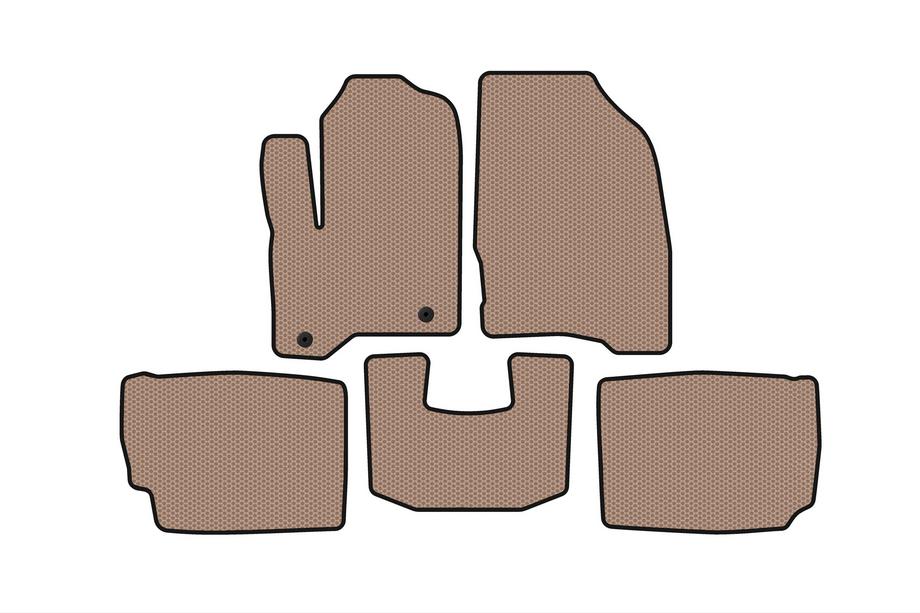 Ford Taurus 2010-2019 Rubber floor mats Carsuit (2010-2012, beige) Image