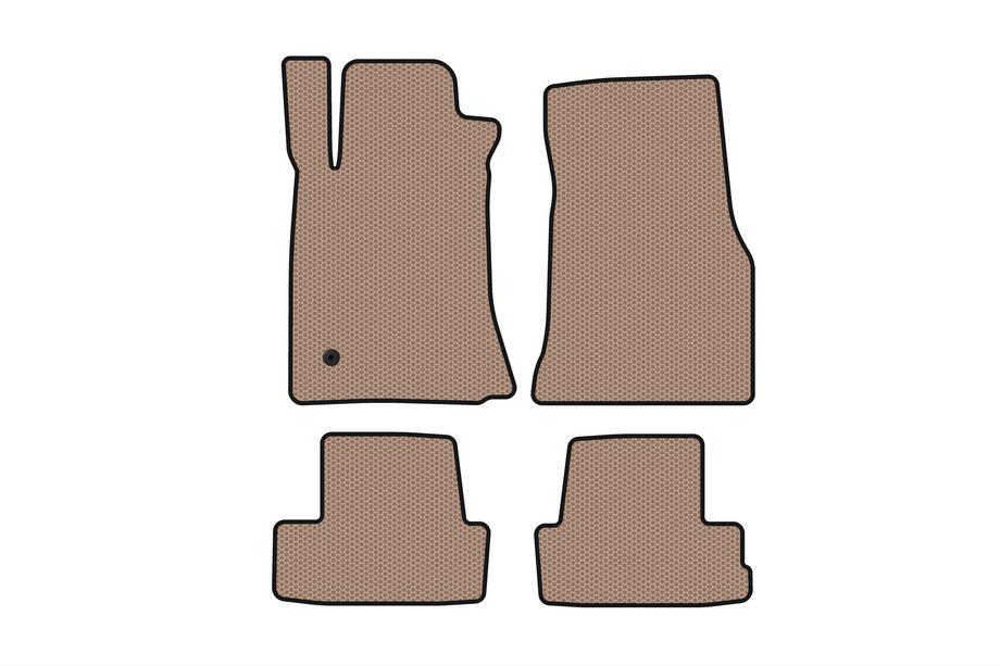 Ford Mustang 2005-2014 Rubber floor mats Carsuit (2005-2009, GT, Coupe, beige) Image