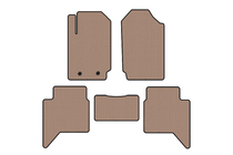 Ford Ranger 2011–2022 Rubber Floor Mats Carsuit (Beige) photo 1