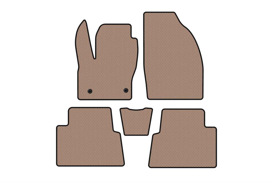 Ford Kuga 2008-2013 Rubber Floor Mats Carsuit (Beige) Image