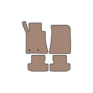 Rubber floor mats Carsuit (Coupe, beige) Ford Mustang 2015-2023 photo 1