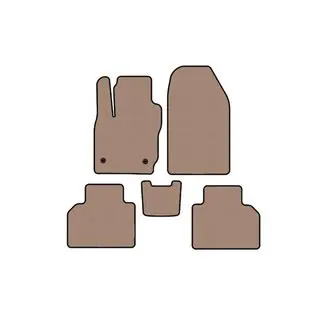 Rubber Floor Mats Carsuit (Beige) photo 1