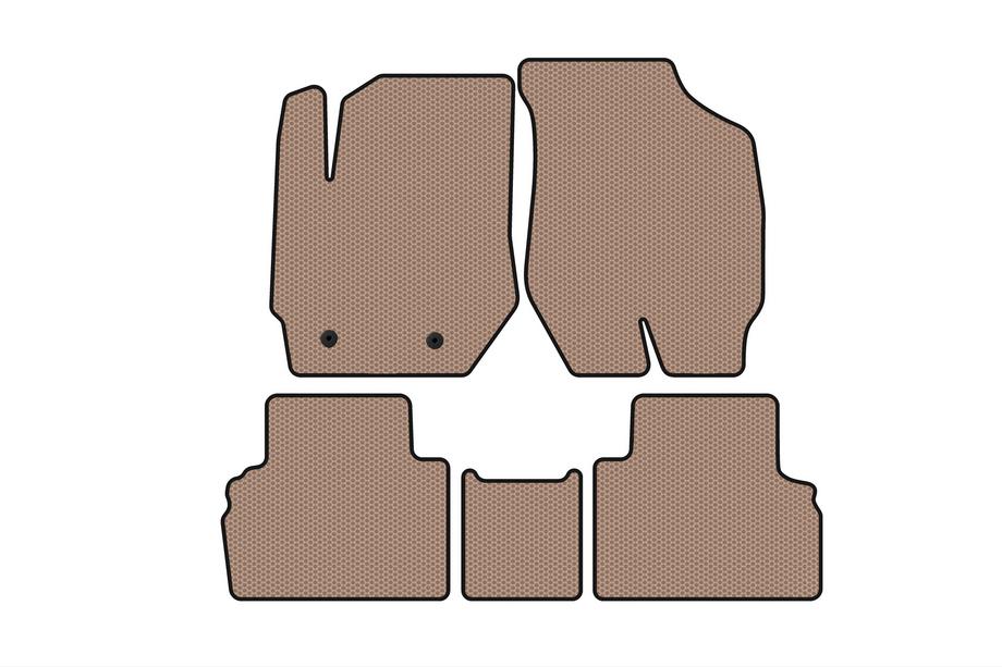 Ford Escape 2008-2013 Rubber Floor Mats Carsuit (Beige) Image
