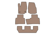 Ford Galaxy 2007-2015 Rubber floor mats Carsuit (3 rows, beige) photo 1