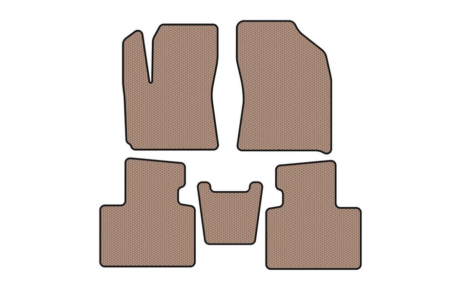 FAW X40 2016-2021 Rubber Floor Mats Carsuit (Beige) Image