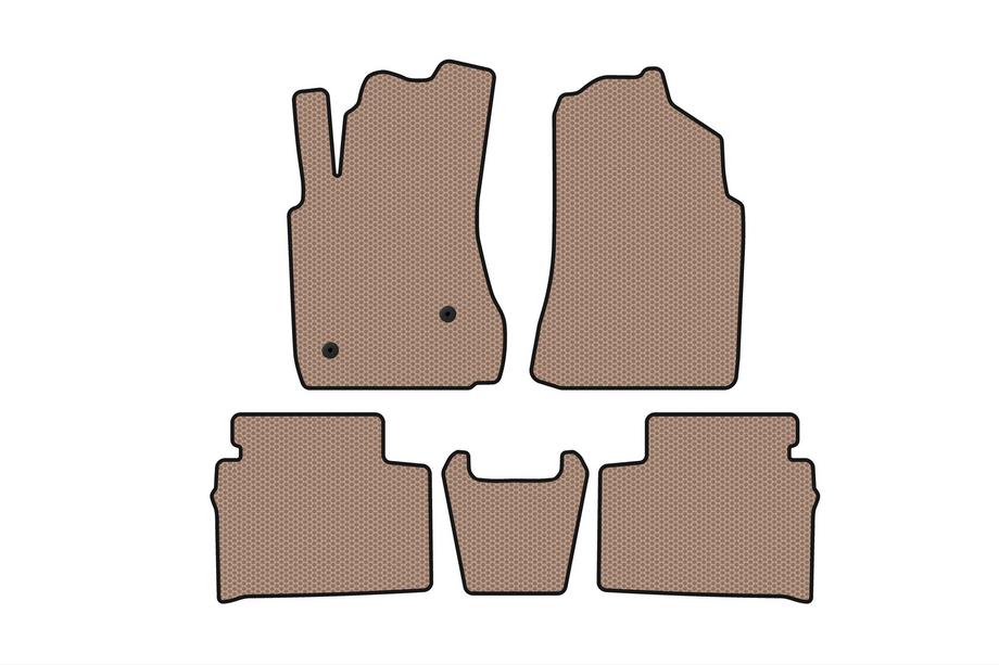 FAW Besturn X80 2013-2020 Rubber Floor Mats Carsuit (Beige) Image