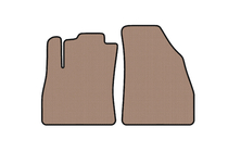 Fiat Fiorino/Qubo 2008-2024 Front Rubber Floor Mats Carsuit (Beige) photo 1