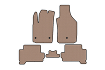 Fiat 500/500L 2013-2022 Rubber floor mats Carsuit (HB, Electric, beige) photo 1