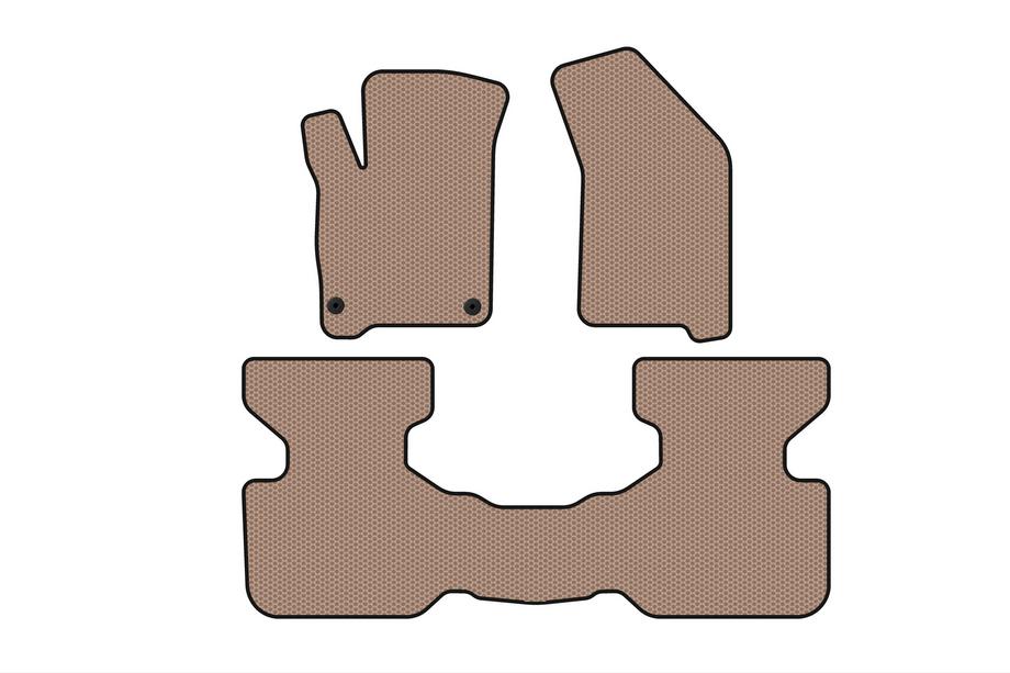 Fiat Freemont 2011-2016 Rubber floor mats Carsuit (2011-2016, beige) Image