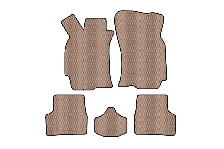 Fiat Albea 2002-2012 Rubber floor mats Carsuit (SD, beige) Image