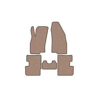 Rubber floor mats Carsuit (2011-2018, HB, 3-door, beige) Fiat Punto Grande/EVO 2006-2018 photo 1