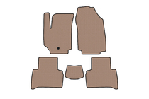 Fiat Croma 2005-2010 Rubber floor mats Carsuit (2007-2010, SW, beige) photo 1