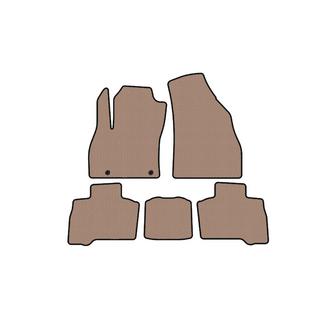 Rubber floor mats Carsuit (for Qubo, 2016+, beige) Fiat Fiorino/Qubo 2008-2024 photo 1
