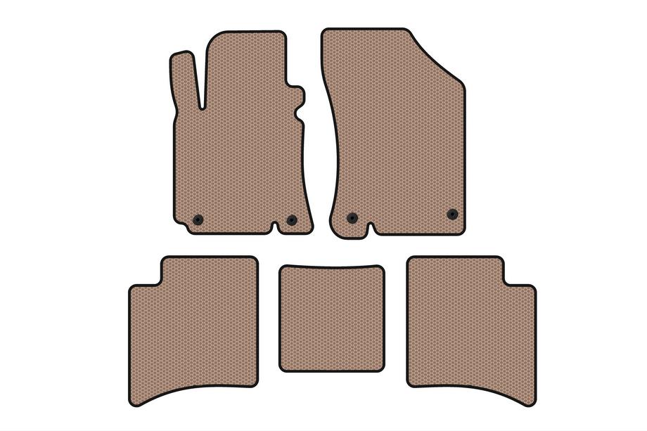 Geely MK Cross 2010-2016 Rubber Floor Mats Carsuit (Beige) Image