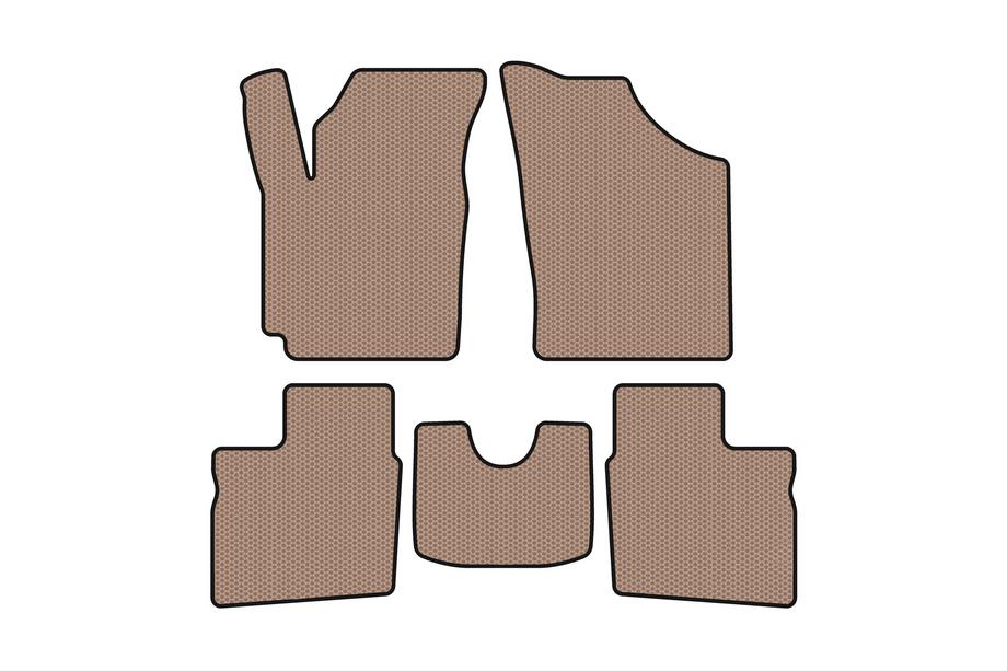 Geely CK-1 2005-2008 Rubber floor mats Carsuit (2005-2009, SD, beige) Image