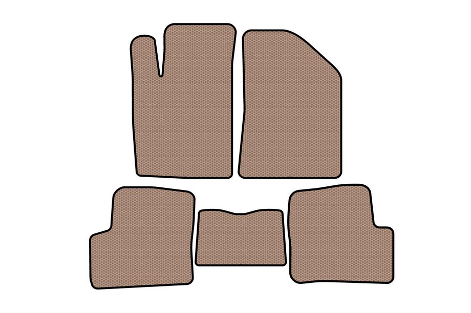 Geely FC 2006-2011 Rubber Floor Mats Carsuit (Beige) Image