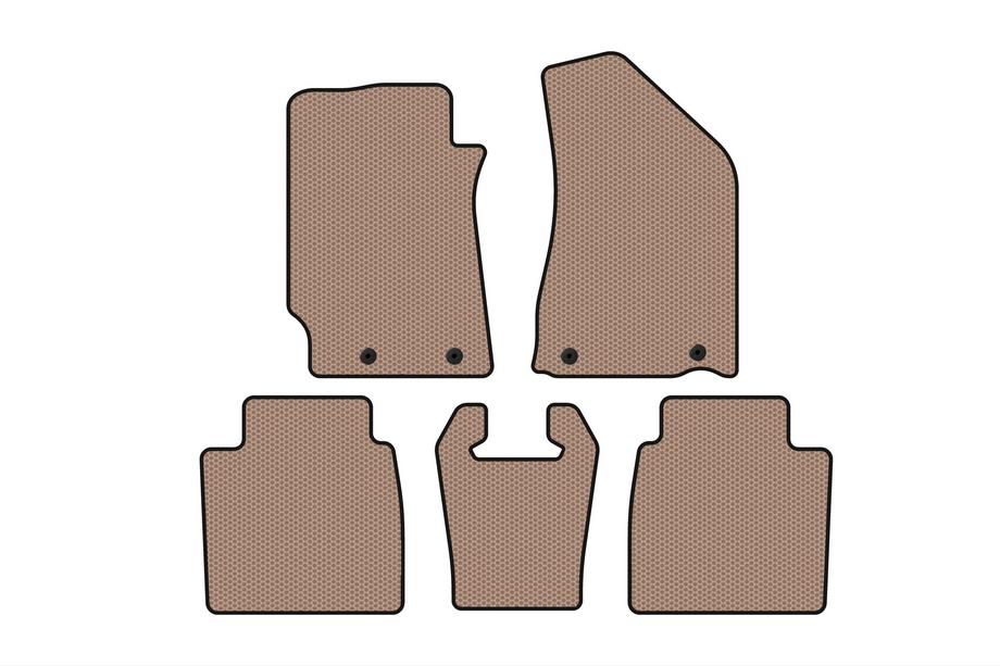 Geely Emgrand EC8 Rubber floor mats Carsuit (SD, beige) Image