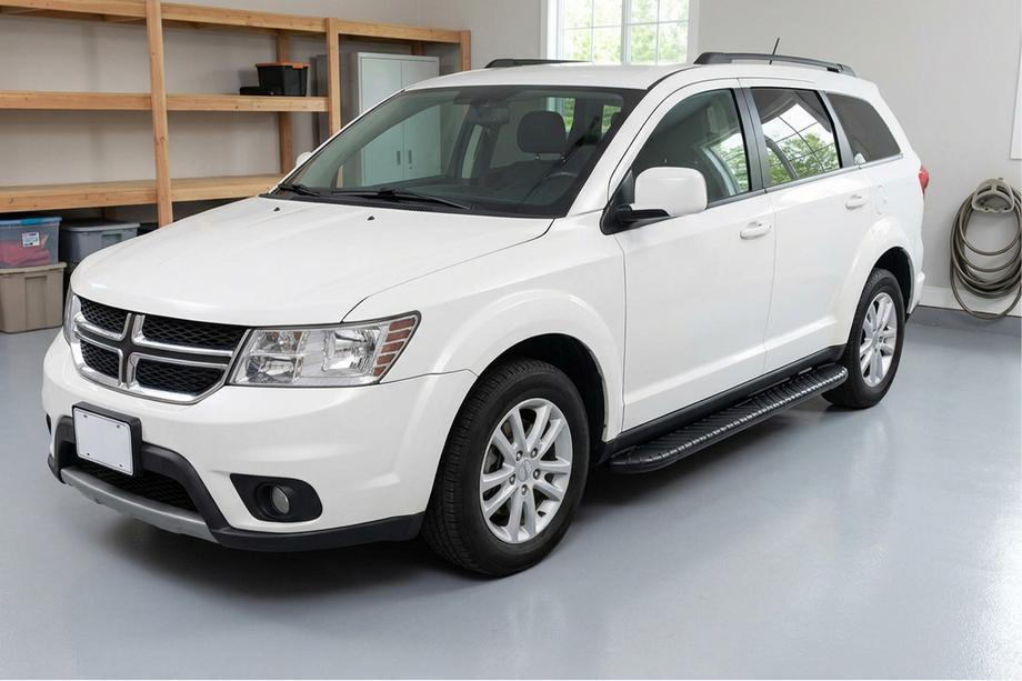 Dodge Journey 2008-2020 Side Steps Bosphorus Black (2 pcs, Aluminum) Image