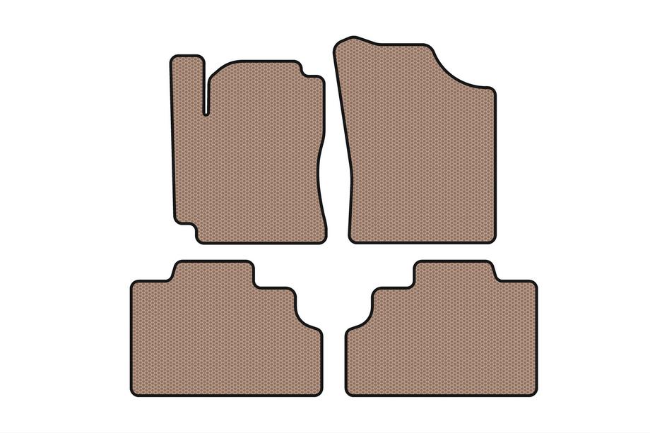 Geely CK-2 2008-2016 Rubber floor mats Carsuit (SD, beige) Image