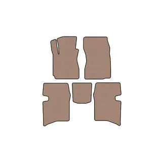 Rubber floor mats Carsuit (SD, beige)