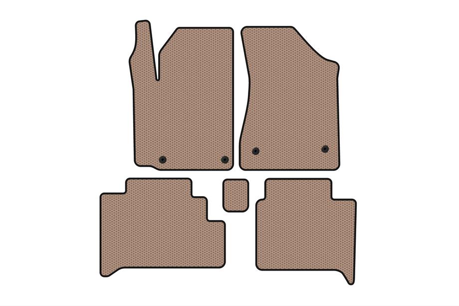 Geely GC-5 2010-2015 Rubber Floor Mats Carsuit (HB, Beige) Image