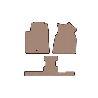 Rubber floor mats Carsuit (1+3 row, 2013-2017, beige) photo 1