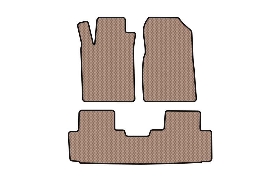 Great Wall Haval H6 II 2017- Rubber Floor Mats Carsuit (Beige) Image
