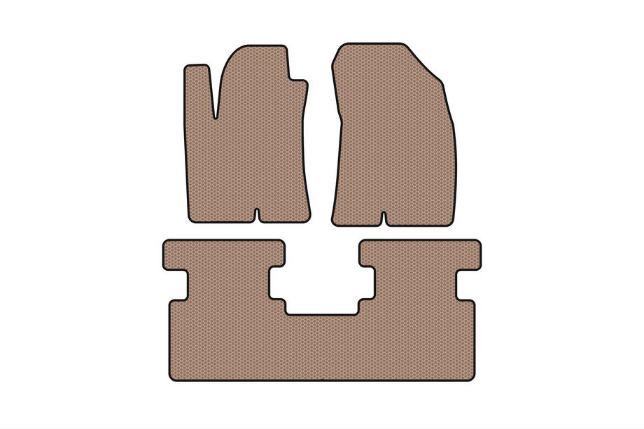 Great Wall Haval Jolion 2020- Rubber Floor Mats Carsuit (2WD, Beige) Image