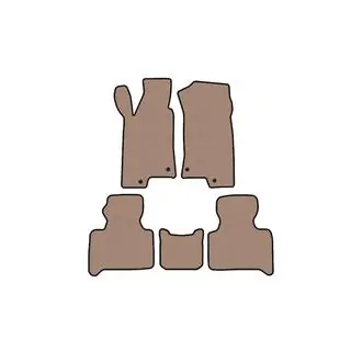 Rubber Floor Mats Carsuit (Beige) Hummer H3 2005-2010 photo 1