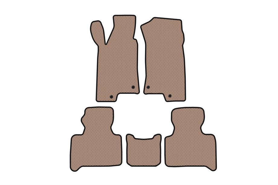 Hummer H3 2005-2010 Rubber Floor Mats Carsuit (Beige) Image