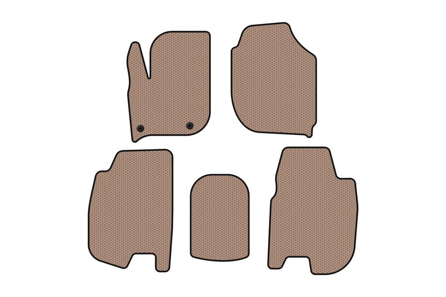 Honda FIT/Jazz 2014–2020 Rubber Floor Mats Carsuit (HB, Beige) Image