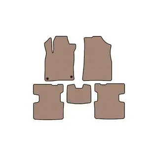 Rubber Floor Mats Carsuit (Beige) photo 1